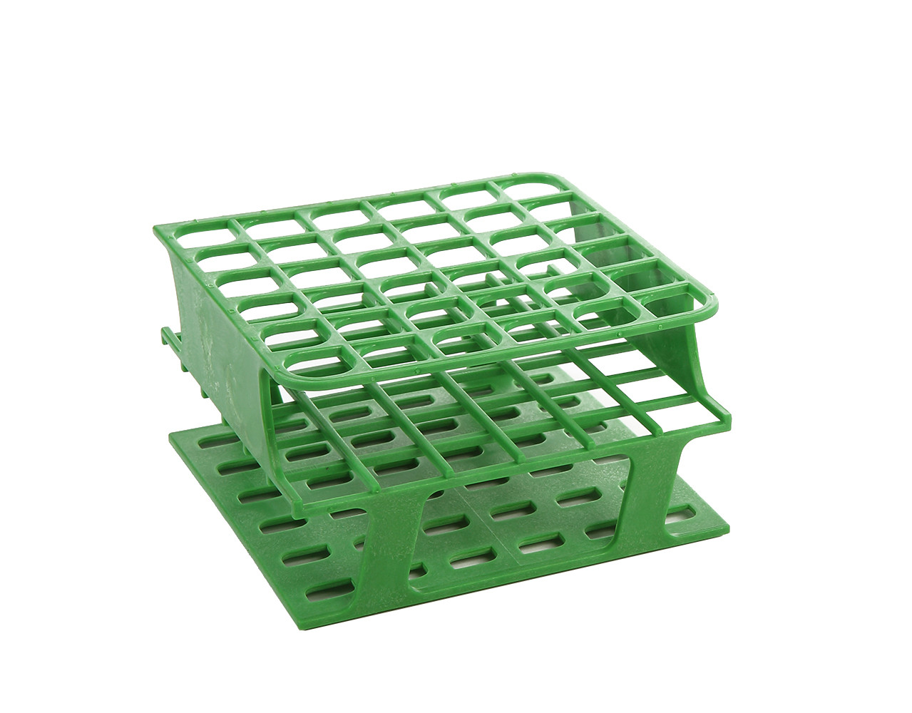 OneRack® Tube Rack Half POM 16mm 36-Place, Green