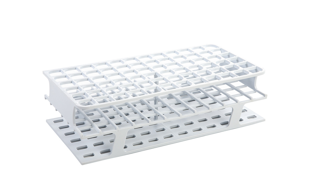 OneRack® Tube Rack Full POM 16mm 72-Place, White