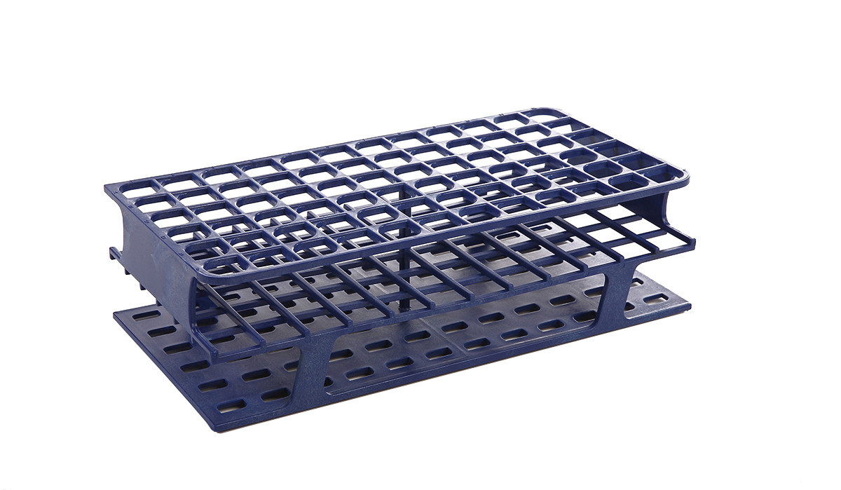 OneRack® Tube Rack Full POM 16mm 72-Place, Blue