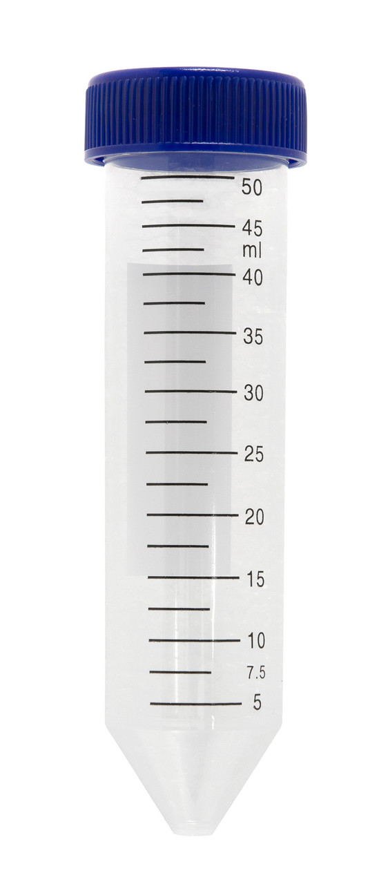 Conical Tube 50mL Racked Sterile, Natural