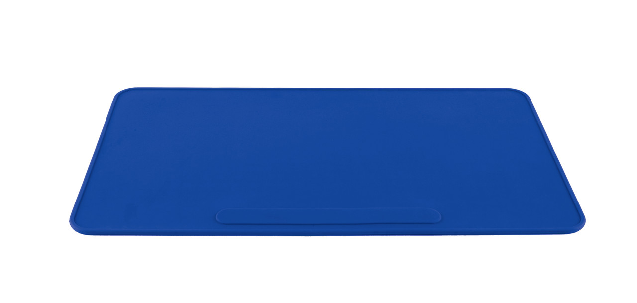 Lab Mat, Silicone Bench Protector, Blue/White
