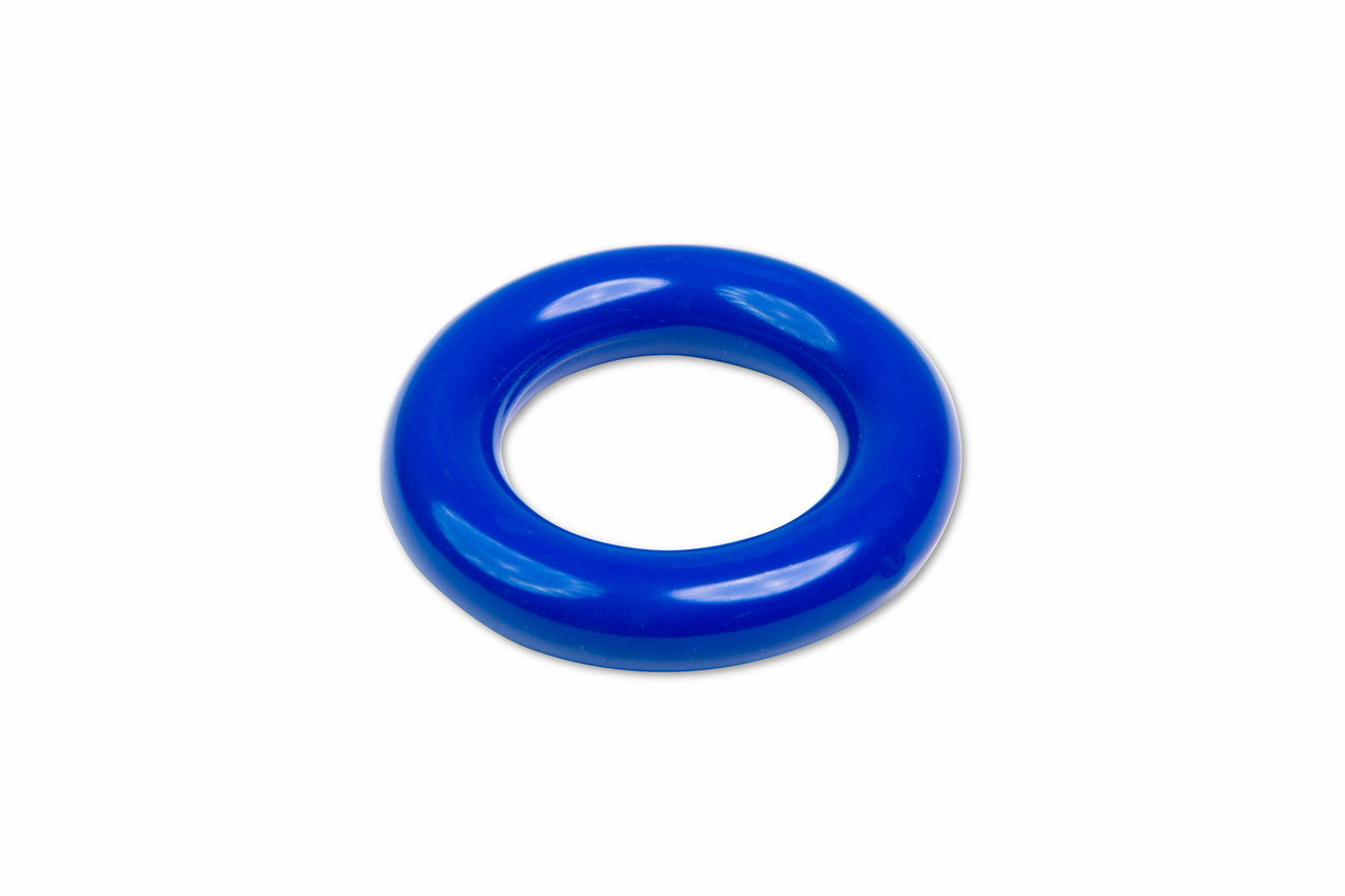 Vinyl-Coated Lead Rings (circular), fits 250 to 1000 mL, Blue