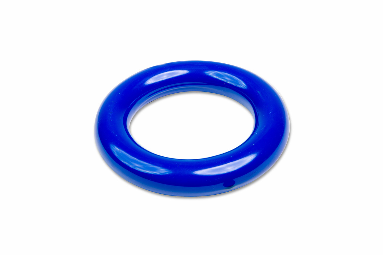 Vinyl-Coated Lead Rings (circular), fits 1000 to 4000 mL, Blue