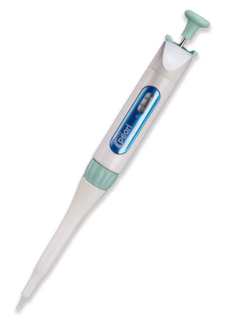 Pearl® Adjustable Micro Pipette 0.5-10ul, White/Lt. Blue
