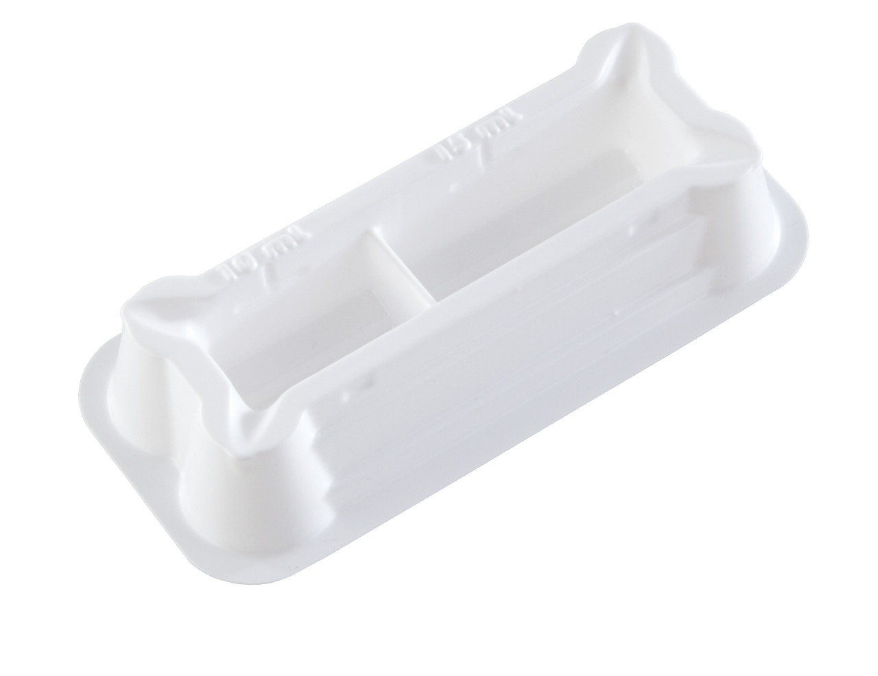 Reagent Reservoir, 25ml Dual, Sterile, single wrap, polystyrene