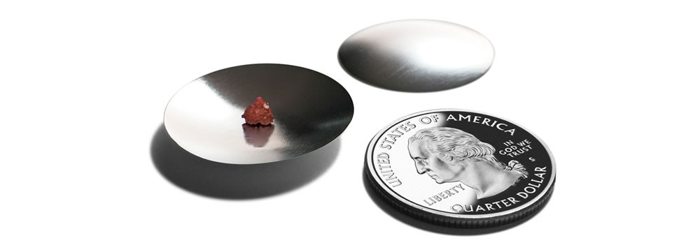 LevGo® smartPans® Cahn Style Aluminum Microbalance Accessory Pan, 25mm, Approx. 50mg, 20pk