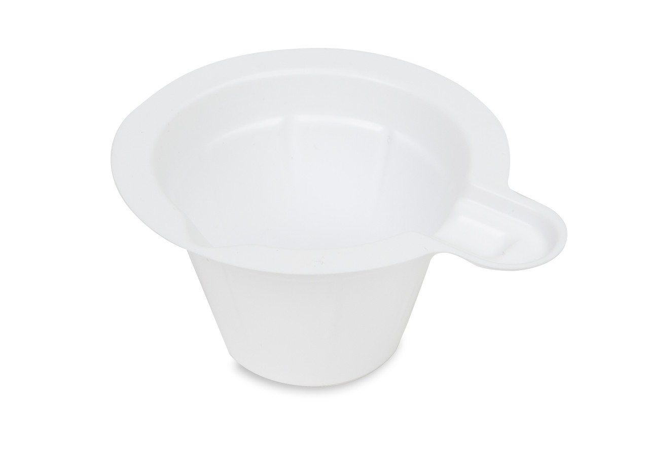 Liquid Weighing Pour Boat 50mL PS, White, pk200