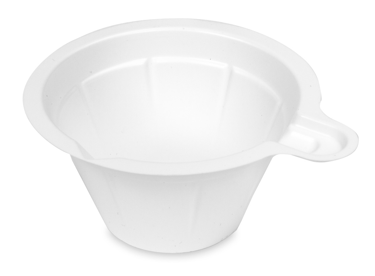 Liquid Weighing Pour Boat 100mL PS, White, pk200