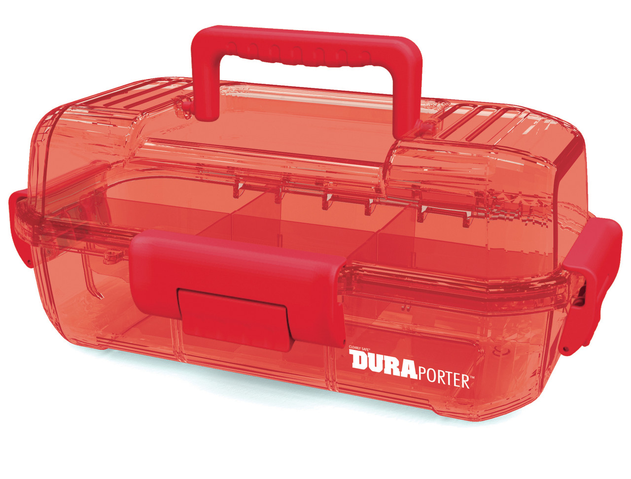 DuraPorter® Sample or Specimen Transport Container, Red