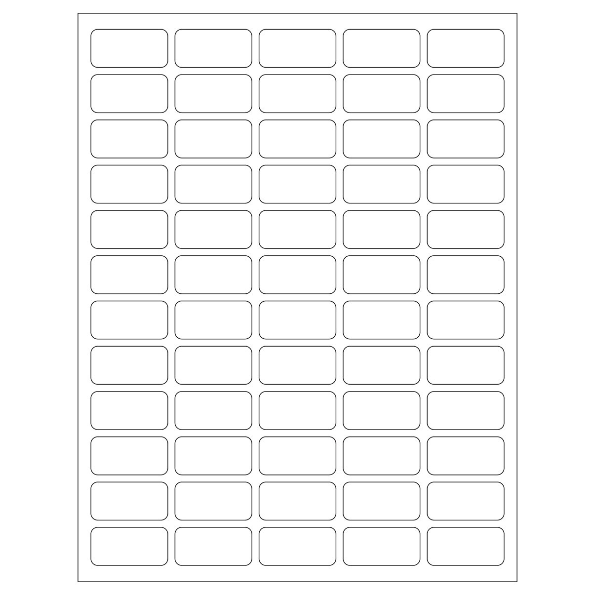 Laser Cryo-Tags® 1.50 x 0.75"  1,200/pk Rainbow