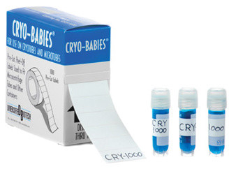 Cryo-Babies® 1.28 x 0.50"  1,000/roll White