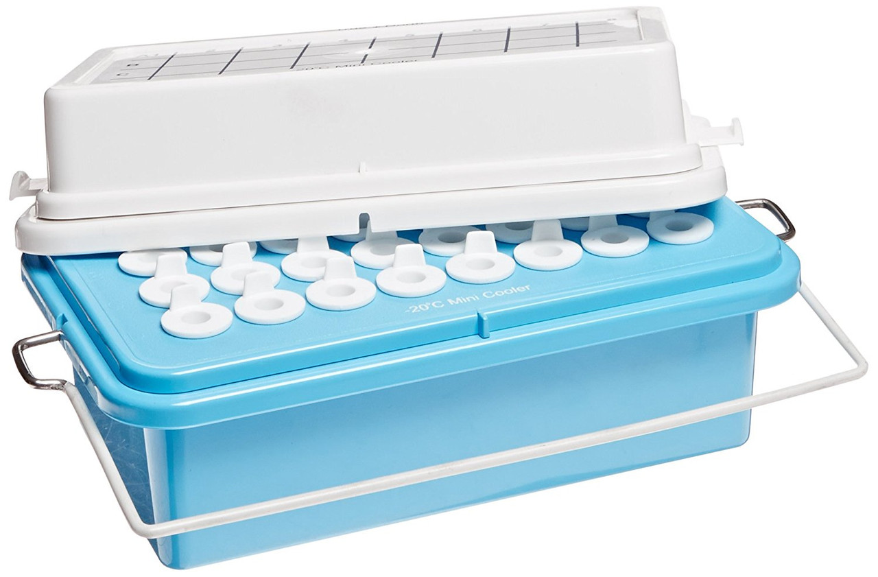 Mini-Cooler, -20°C Gel Lid 32-Place, Blue