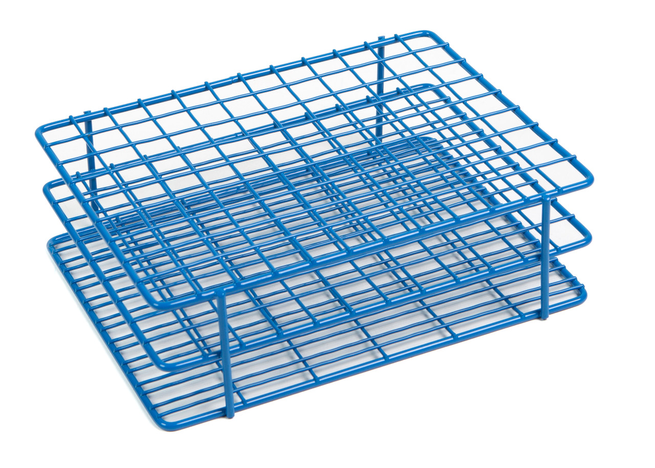 Coated Wire Tube Rack 10-13mm 9x12 Format, Blue