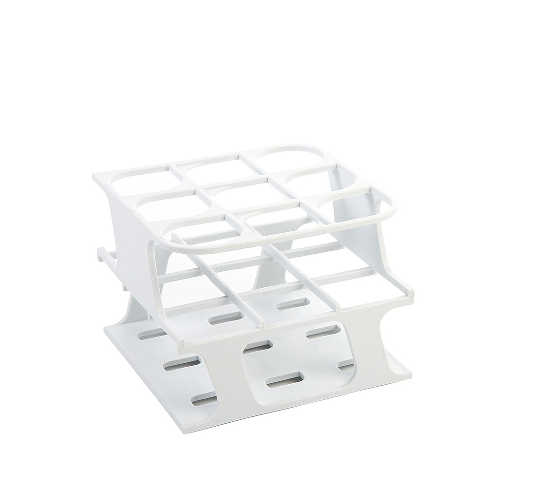 OneRack® Tube Rack Half POM 30mm 9-Place, Blue