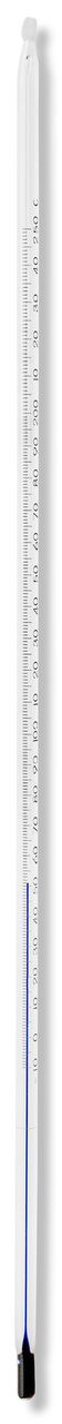 Thermometer, Blue Liquid, -10 to 250°C, Partial Immersion, 15.375 in