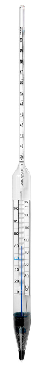 API ASTM Hydrometer, with Thermometer, ASTM 55H