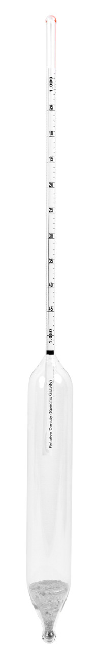 ASTM Specific Gravity Hydrometer, ASTM 111H, 1.000 to 1.050