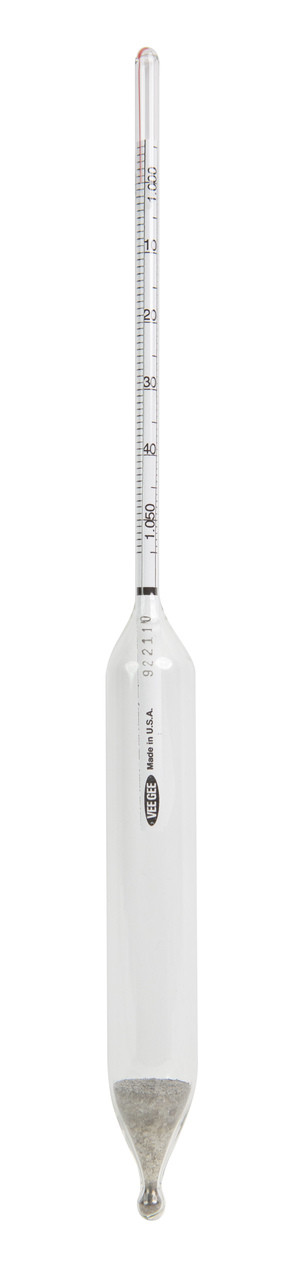 ASTM Specific Gravity Hydrometer, ASTM 125H, 1.000 to 1.050