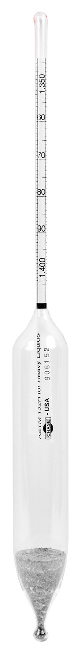 ASTM Specific Gravity Hydrometer, ASTM 132H, 1.350 to 1.400