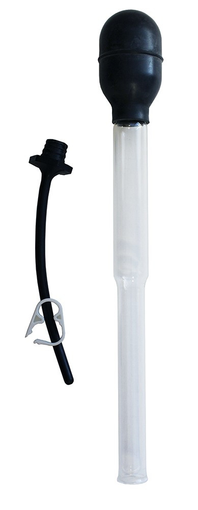 Glass, Rubber, and Clamp for Battery Hydrometer Syphon Set