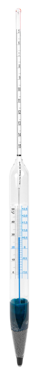 Brix Hydrometer, with Thermometer (°C) 5 to 15°