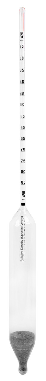 Specific Gravity Hydrometer, 1.420 to 1.490, 0.0005 subdivisions, 330 mm
