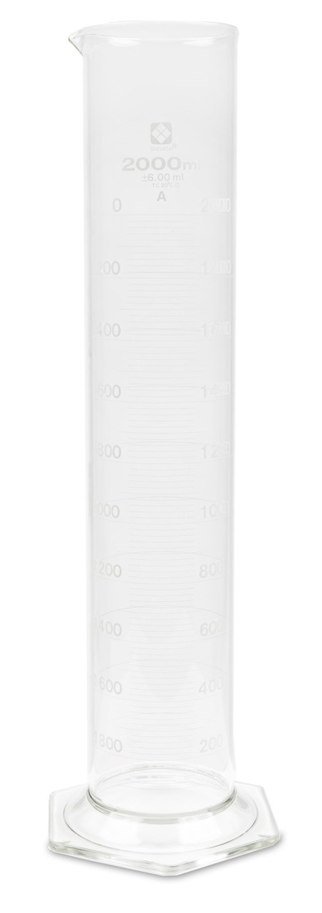 Cylinder, Graduated , Class A, 2000 mL