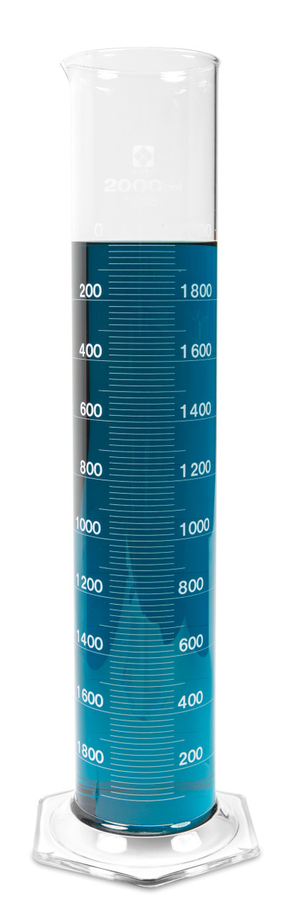 Cylinder, Graduated , Class B, 2000 mL