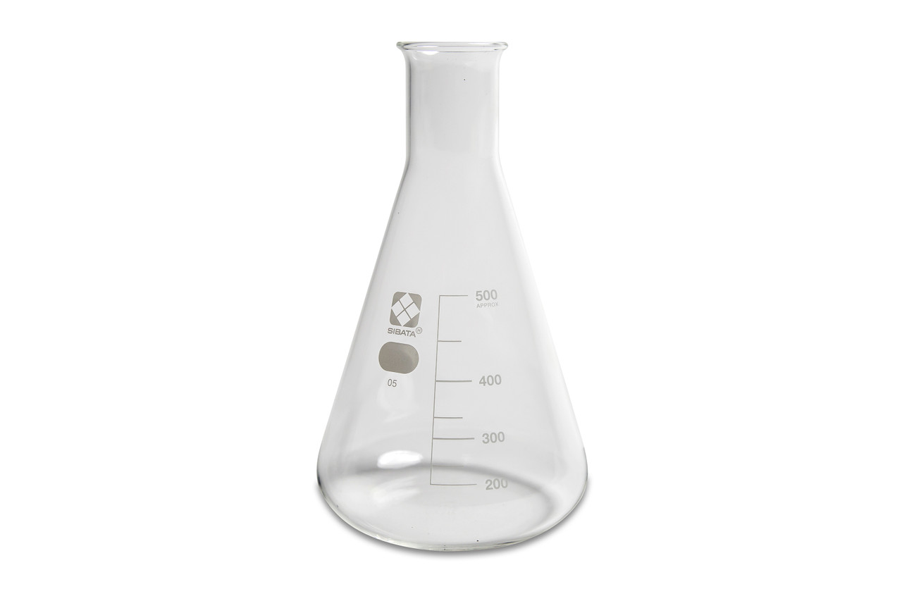 Glass Erlenmeyer Flask, 500 mL
