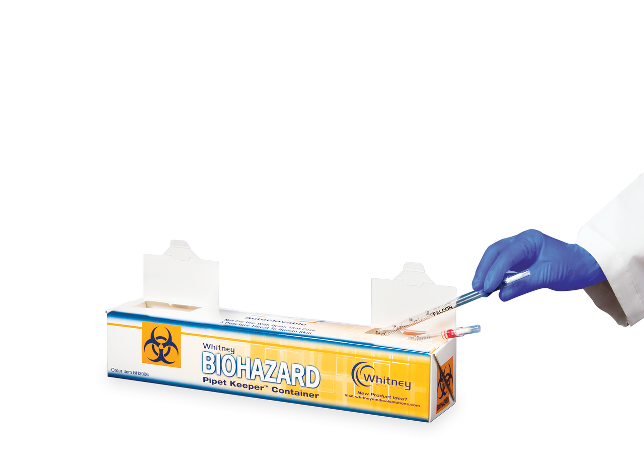 Biohazard Pipet Keeper Container, CS 50
