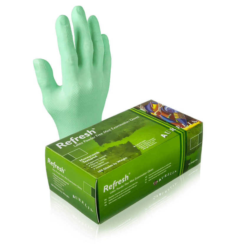 Supermax Aurelia® Refresh® Latex Gloves Small
