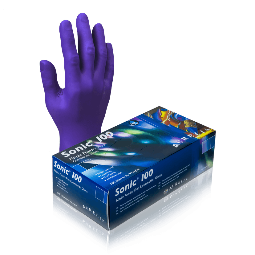 Supermax Aurelia® Sonic100® Nitrile Gloves X-Small