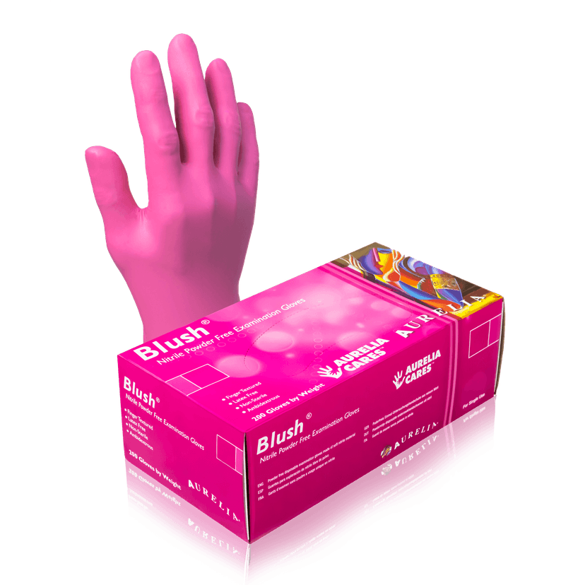 Supermax Aurelia® Blush® Nitrile Gloves X-Small