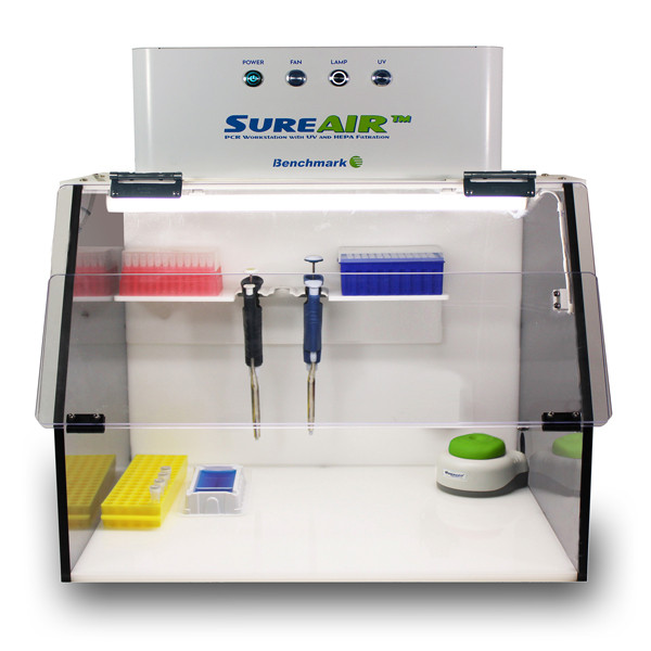 Benchmark Scientific B5200 SureAir™ PCR Workstation with HEPA Filter and UV Light — ISO 5, 115V