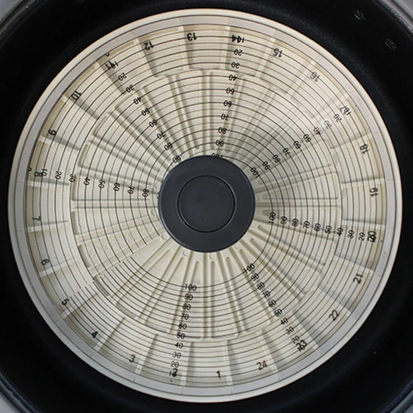Benchmark Scientific HC-24 C3450-H hematocrit centrifuge reading disc built into lid for immediate PCV analysis