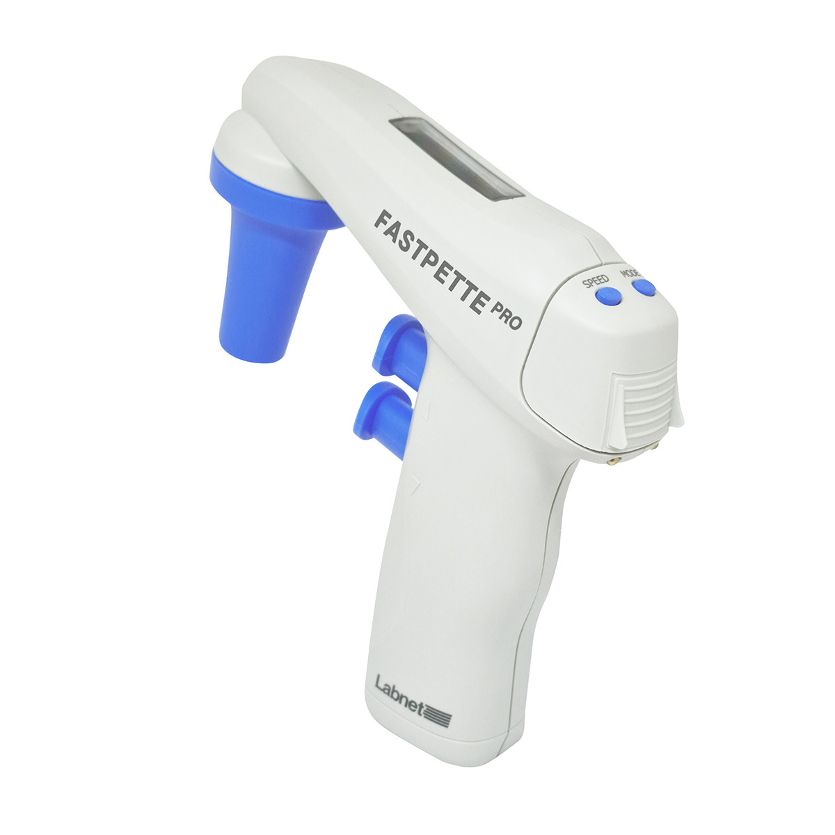 Labnet FastPette Pro P2004 electronic pipet controller LCD display Li-ion battery 0.5-100mL serological pipettes