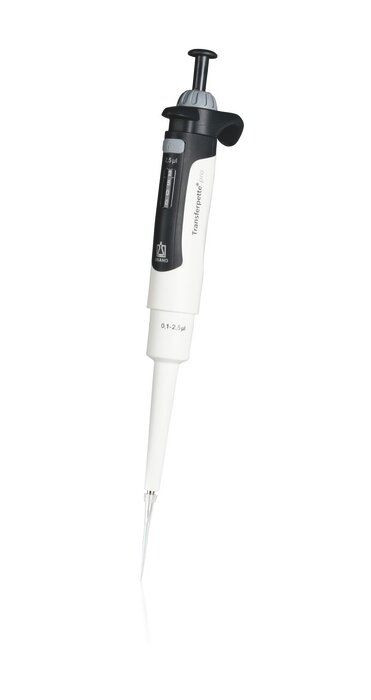 BRAND 706869 Transferpette pro Single-Channel Pipette, Adjustable, 0.1 - 2.5 µl