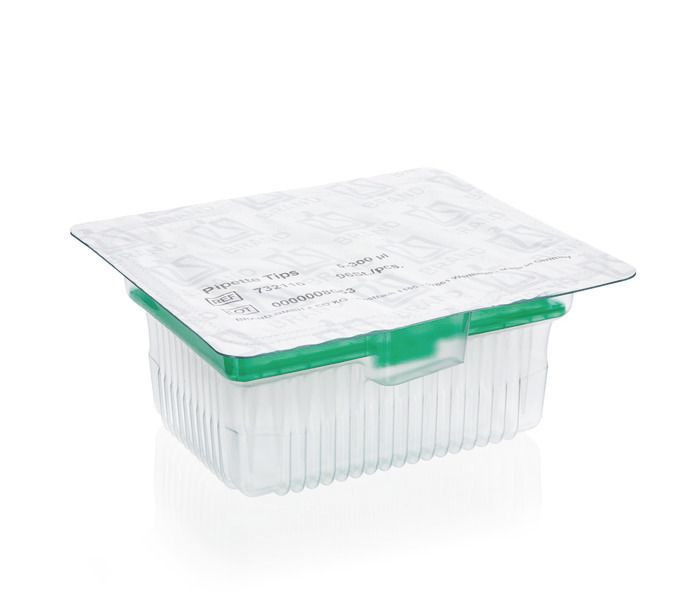 BRAND 732110 Pipette Tips, 5 - 300 µl, PP, colorless, racked, TipRack (refill system)