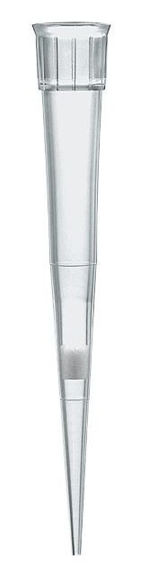 BRAND 732628 Filter Pipette Tips, 2 - 20 µl, PP, filter PE, colorless, sterile, racked, TipRack (refill system)