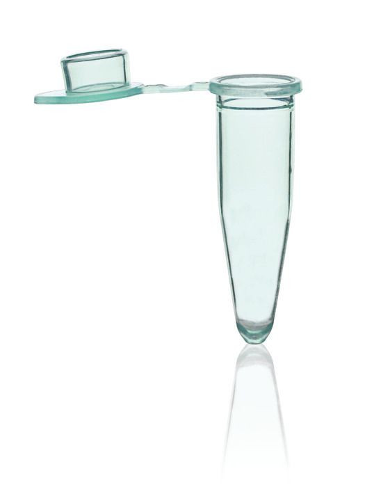 BRAND 781303 PCR Single Tubes, PP, 0.2 ml, green