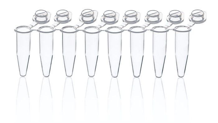 BRAND 781332 PCR Tube Strips, PP, 0.2 ml, standard, transparent