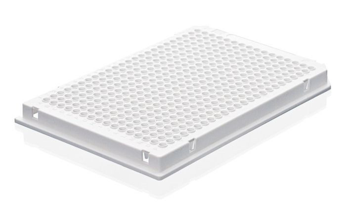 BRAND 781358 PCR plate 384-well, PP, 0.03 ml, full skirted, Low Profile, white, Roche® Lightcycler®