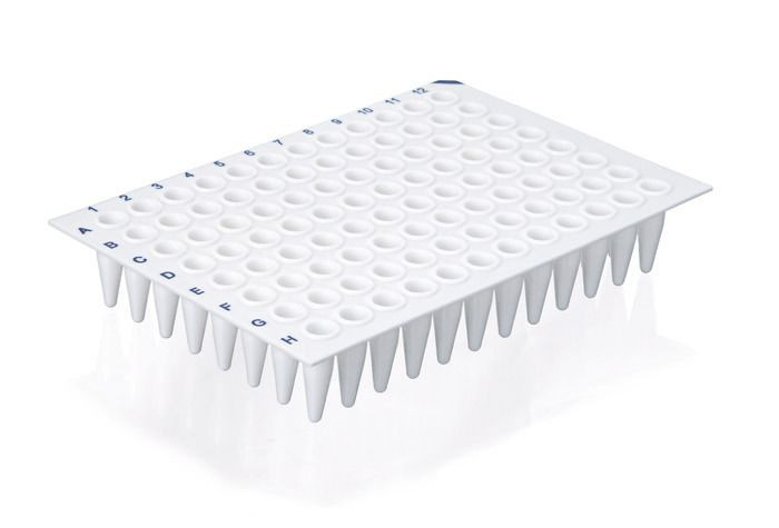 BRAND 781369 PCR plate 96-well, PP, 0.2 ml, standard, white