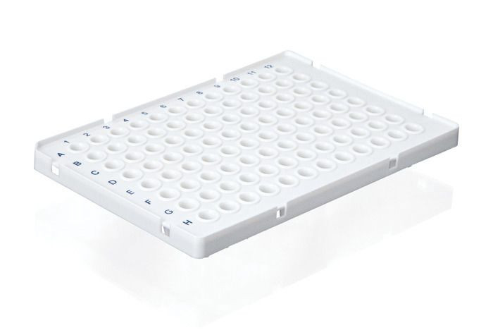 BRAND 781374 PCR plate 96-well, PP, 0.15 ml, Low Profile, white