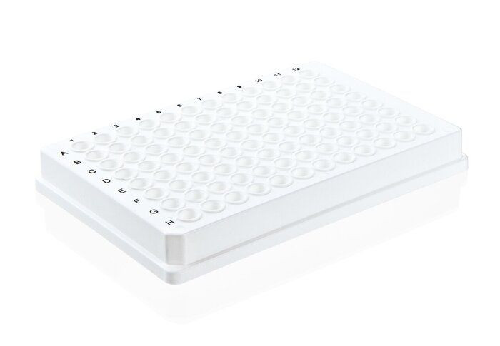 BRAND 781378 PCR plate 96-well, PP, 0.15 ml, Low Profile, white