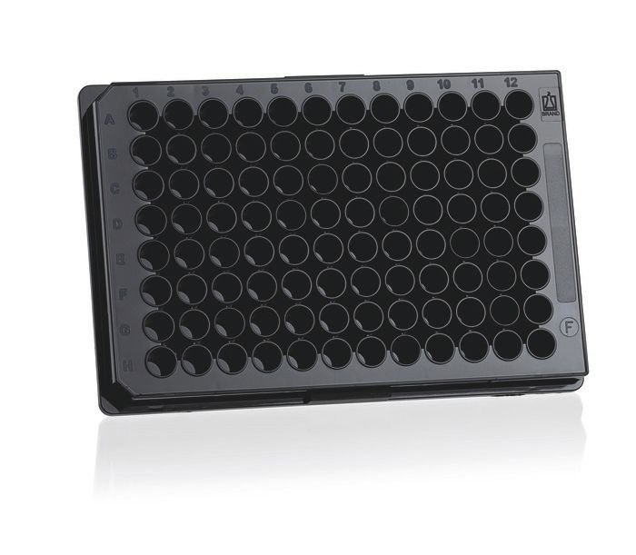 BRAND 781668 BRANDplates 96-Well Microplate, pureGrade S, PS, sterile, 350 µl, standard, F-bottom
