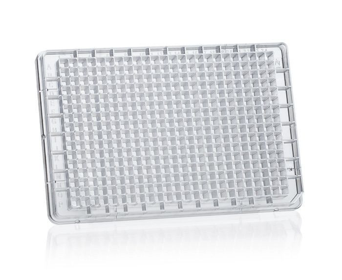 BRAND 781680 BRANDplates 384-Well Microplate, pureGrade S, PS, F-bottom, sterile, 100 µl, standard, transparent