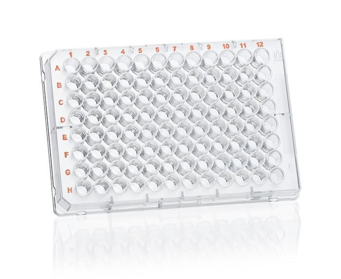 BRAND 781962 BRANDplates 96-Well Microplate, cellGrade, PS, sterile, 350 µl, standard, F-bottom