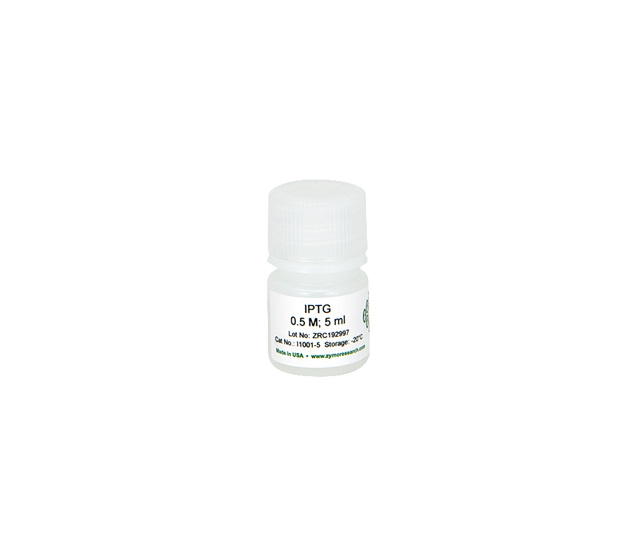 Zymo Research I1001-25 Isopropyl-β-D-thiogalactopyranoside (IPTG), 5 x 5 mL