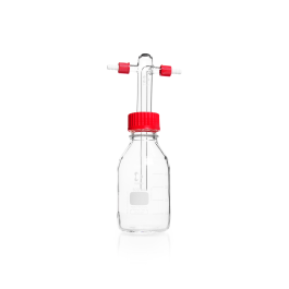 DURAN 247130008 Gas Washing Bottle, without filter disc, GL 45, 500 mL